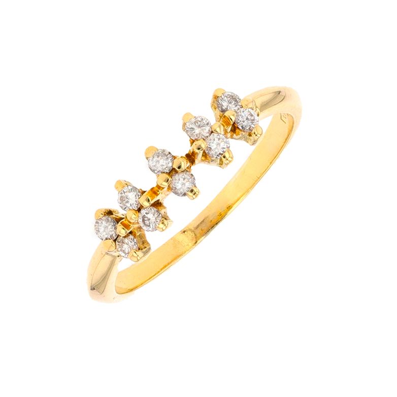 Acheter Bague diamants 0.15 carat or jaune 2.36g Comme neuf - 600,00 € Bague diamants 0.15 carat or jaune 2.36g Comme neuf - reconditionné disponible sur Gemme Les Bijoux